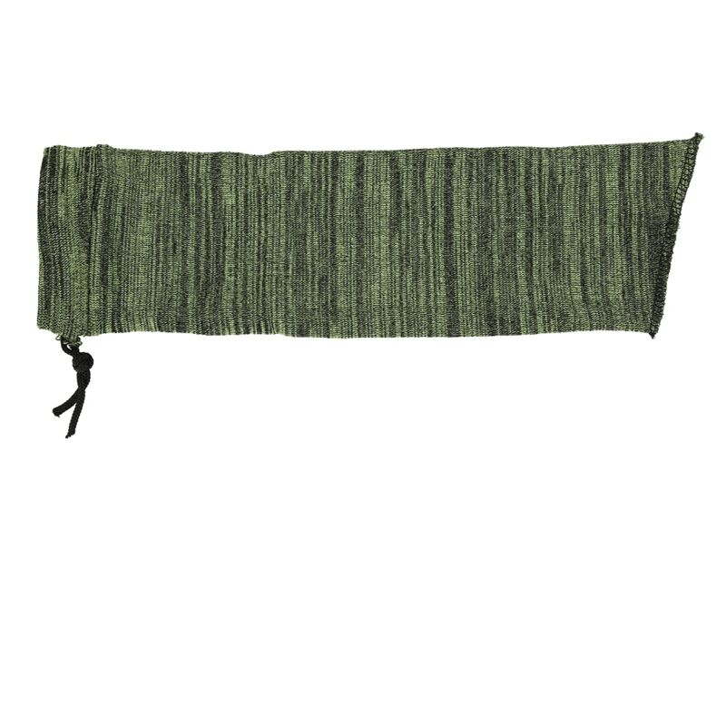 Étui de protection tricoté pour pistolet de chasse, anti-poussière, avec rayures vertes, petite taille