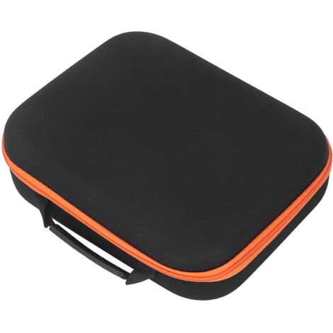 Étui de rangement carré portable avec fermeture éclair pour outils de bricolage extérieur.