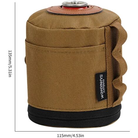 Étui de rangement extérieur pour réservoir d'essence, housse de protection antichute pour bidon d'essence, sac de rangement camouflage pour réservoir de bouteille, boîte à mouchoirs pour camping et pi