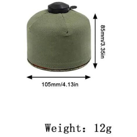 Étui de rangement extérieur pour réservoir d'essence, housse de protection antichute pour bidon d'essence, sac de rangement camouflage pour réservoir de bouteille, boîte à mouchoirs pour camping et pi
