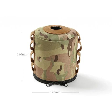 Étui de rangement extérieur pour réservoir d'essence, housse de protection antichute pour bidon d'essence, sac de rangement camouflage pour réservoir de bouteille, boîte à mouchoirs pour camping et pi