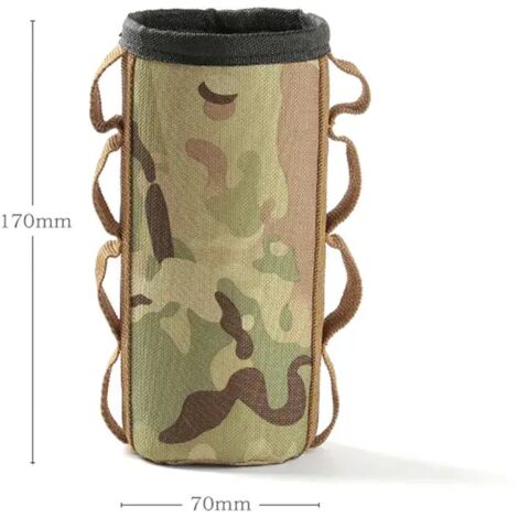 Étui de rangement extérieur pour réservoir d'essence, housse de protection antichute pour bidon d'essence, sac de rangement camouflage pour réservoir de bouteille, boîte à mouchoirs pour camping et pi