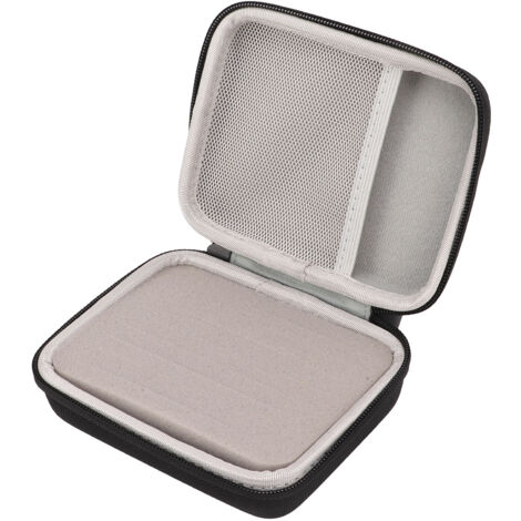 Étui de rangement imperméable EVA pour médiators de guitare, capodastre et cordes, noir