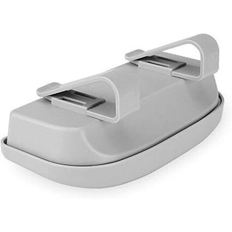 Étui de rangement pour pare-soleil de voiture avec fermeture magnétique et double compartiment
