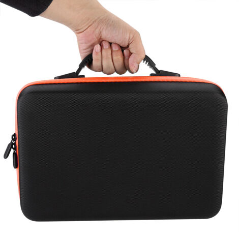 Étui de transport rigide pour huiles essentielles, 60 flacons, compatible 5ml et 15ml (couleur orange)