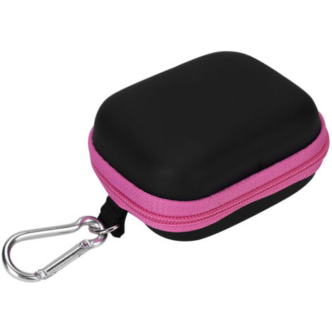 Étui de voyage anti-chute pour 6 flacons d'huiles essentielles 5ml, portable et mini, rose