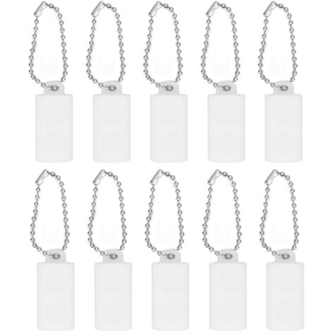 Étui de voyage portable pour piles boutons avec porte-clés - 10 compartiments pour amplificateurs auditifs