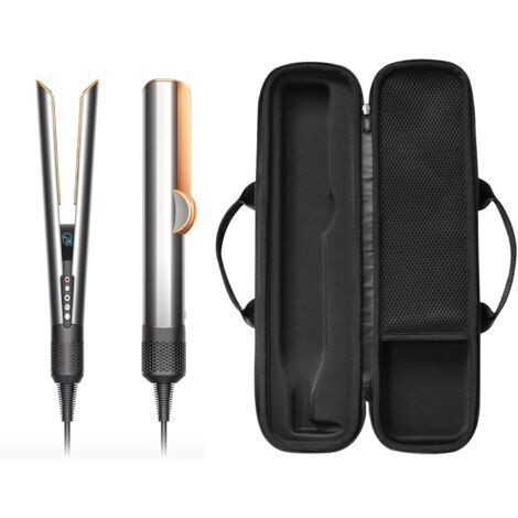 Étui de voyage rigide pour fer à lisser Dysons Airstrait HT01, étanche et résistant à la poussière, étui de transport portable pour fer à lisser Dysons Airstrait (noir) 01-Norme européenne