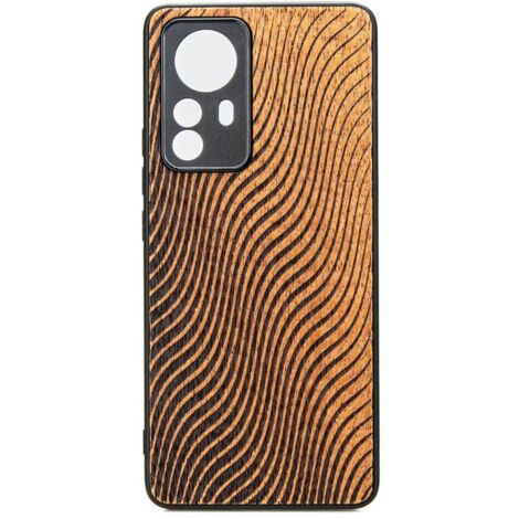 Étui en bois Bewood pour Xiaomi 12 Lite, motif vagues de mer