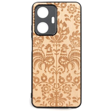 Étui en bois Bewood Realme C55 POLISH FOLK ANIEGRE