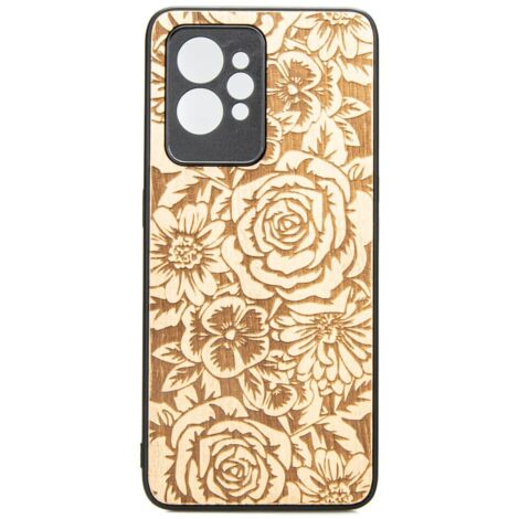 Étui en bois pour Realme GT 2 Pro, couleur ROSES ANIEGRE
