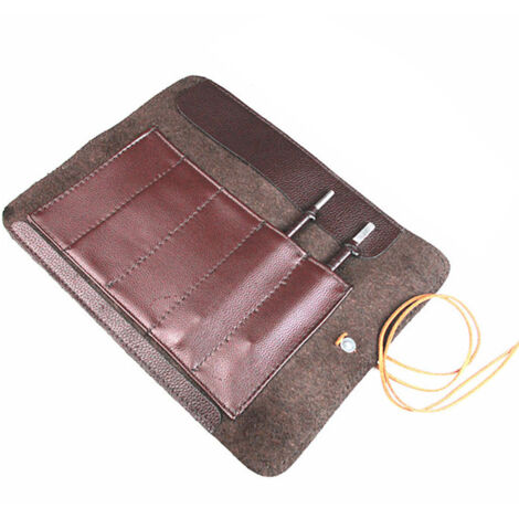 Étui en cuir enroulable pour outils de précision, pochette légère et portable