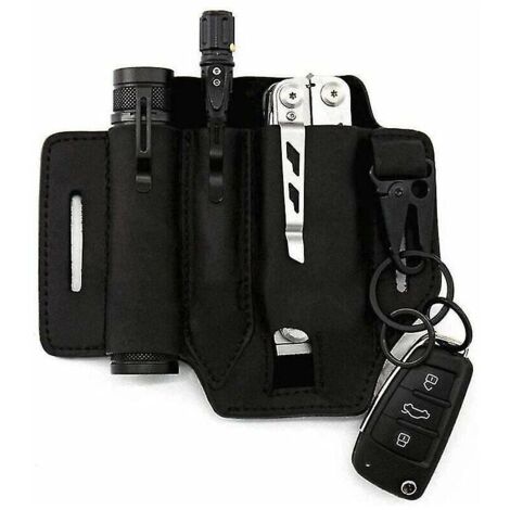 Étui en cuir pour outils multifonctions Leatherman, étui à outils, étui de ceinture pour couteau, étui pour lampe torche, organisateur d'étui de ceinture