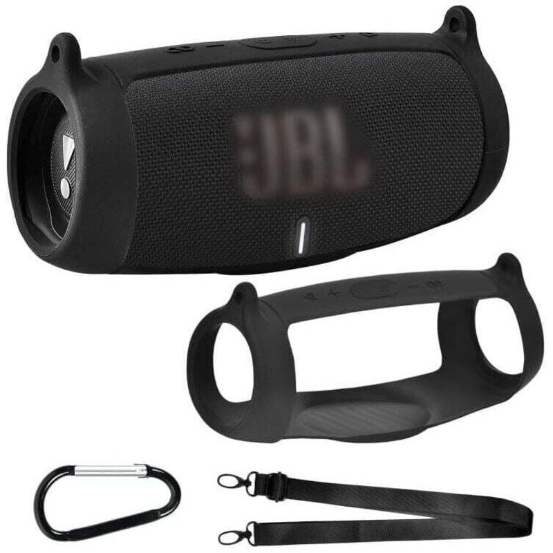Étui en silicone pour haut-parleur Bluetooth portable JBL Charge 5, cuir souple en gel de voyage, pochette de transport en caoutchouc étanche avec