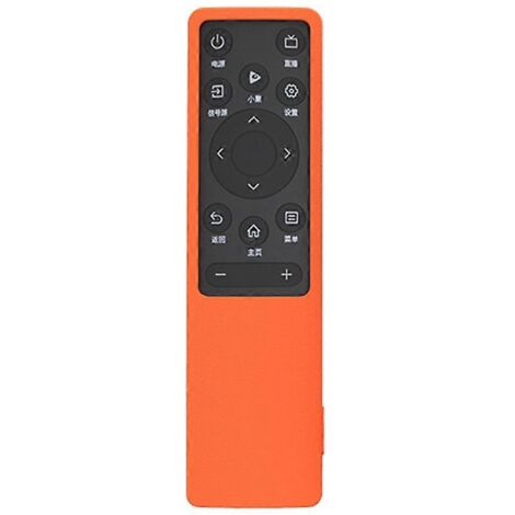 Étui en silicone pour télécommande vocale Smart TV 4K SIKAI CN3A75 : protection épaisse, douce pour la peau, antichoc et antidérapante, avec trou pour boucle.