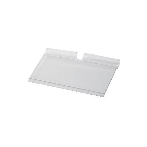Étui étiquette plastique transparent largeur 7 x Hauteur 4 cm - BOHNACKER FRANCE