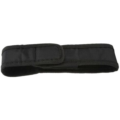 Étui Molle pour lampe torche, support en nylon, réglage flexible pour lampe torche électrique de 15 à 20 cm (5,9 à 7,9 pouces), utilisation en extérieur