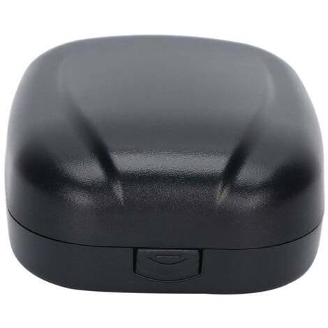Étui pour appareil auditif étanche, portable et résistant aux chutes, boîte de rangement noire