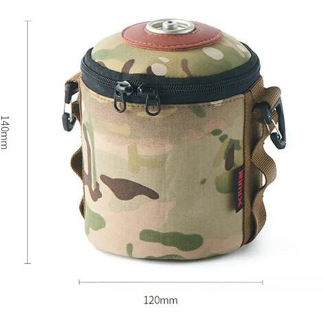 Étui pour bouteille de gaz de camping, housse de protection pour cartouche de gaz de barbecue, sac de protection pour bouteille de gaz de pique-nique, équipement de camping extérieur, réchauds de cuis