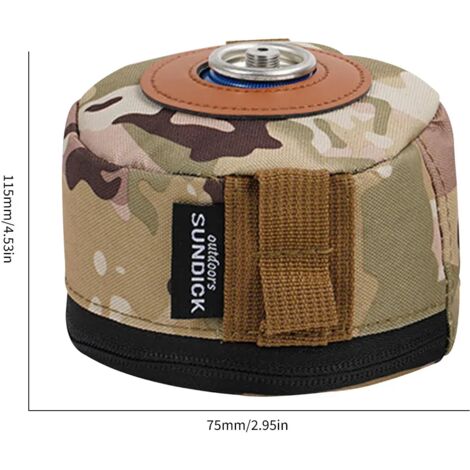 Étui pour bouteille de gaz de camping, housse de protection pour cartouche de gaz de barbecue, sac de protection pour bouteille de gaz de pique-nique, équipement de camping extérieur, réchauds de cuis