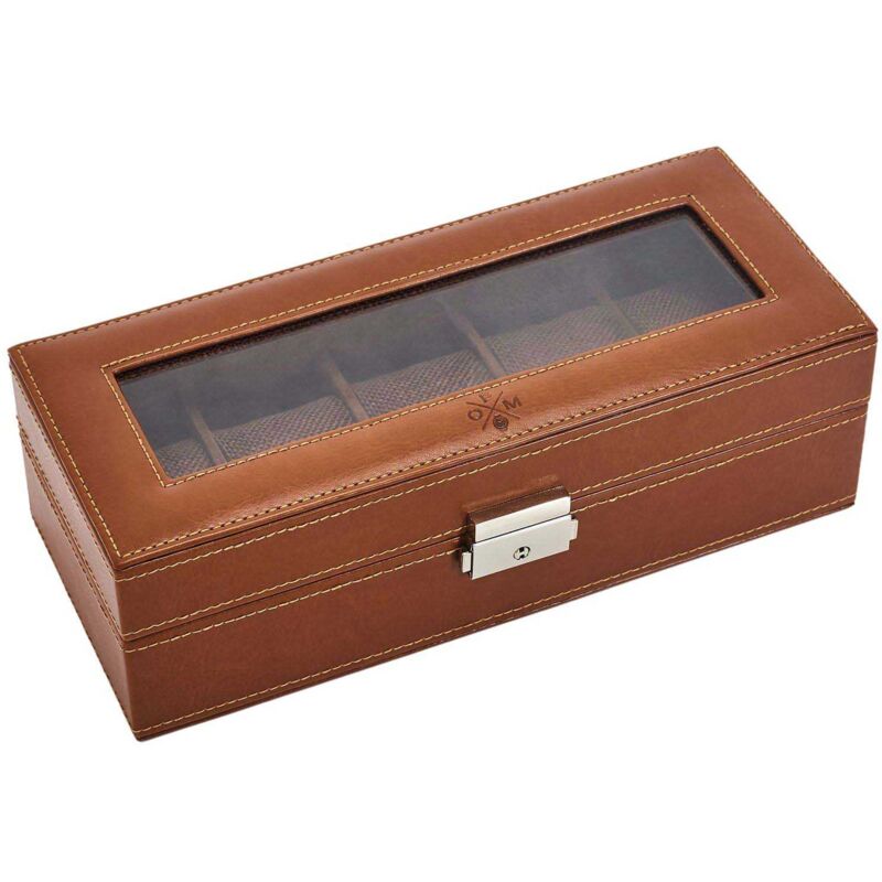 Etui pour montres en polyuréthane Oakland 5 montres