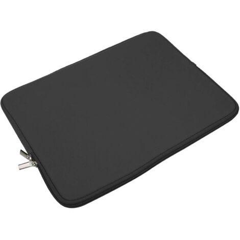 Étui pour ordinateur portable à fermeture éclair (noir -15,6 pouces),