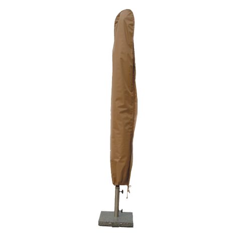 Etui pour parasol rond 3 mt tissu de couverture e'cru pour parasols de jardin exte'rieur