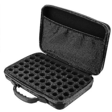 Étui rigide de transport pour huiles essentielles, 60 flacons compatibles avec les flacons de 5 ml et 15 ml Fruugo De--