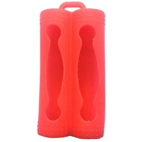 Étui souple en silicone protecteur pour batterie 18650, couverture anti-choc et durable