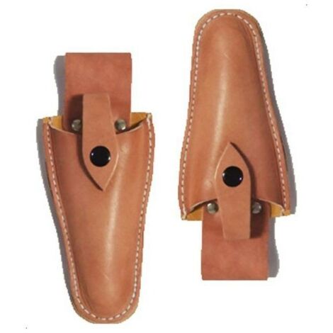 Étuis de jardin en cuir avec ceinture pour outils variés - Pinces, sécateurs, ciseaux, couteaux