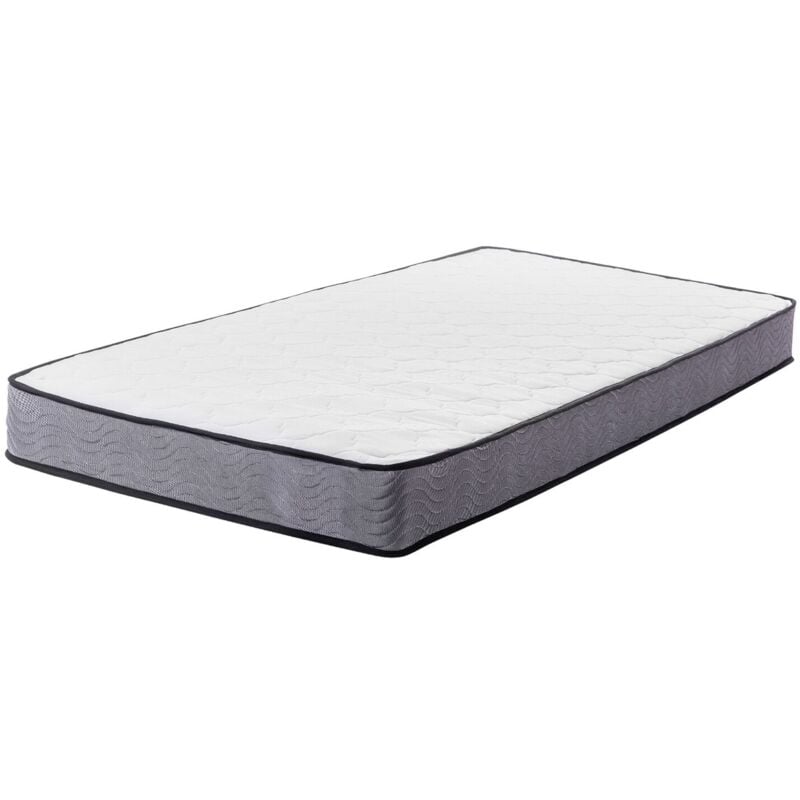 Beliani - eu Single Size Pocket Spring Mattress Firm 3ft Foam Filling White Bliss