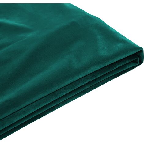 EU Super King 6ft Bed Frame Additional Cover Velvet Upholstery Green Fitou