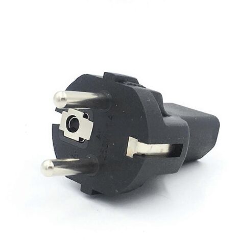 EU to IEC320 C13 Power Adapter,EU Male to IEC320 C13 Female AC Plug--