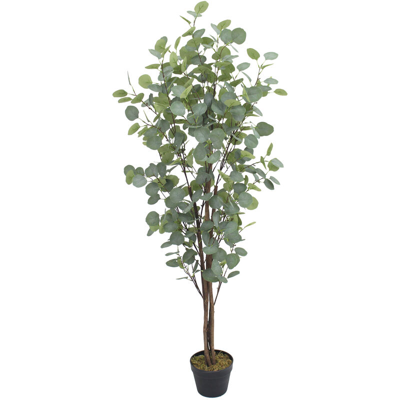 Decovego - Eucalyptus Plante Arbre Artificielle Plastique 140 cm