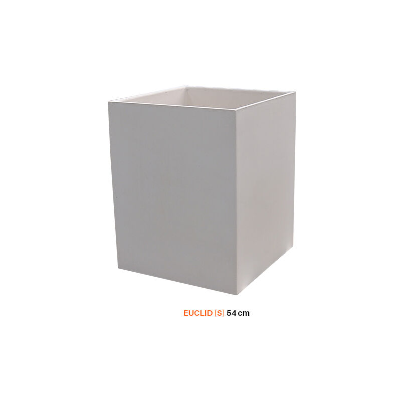

MACETERO TUOZI EUCLID [S] 38.5 Liso Blanco