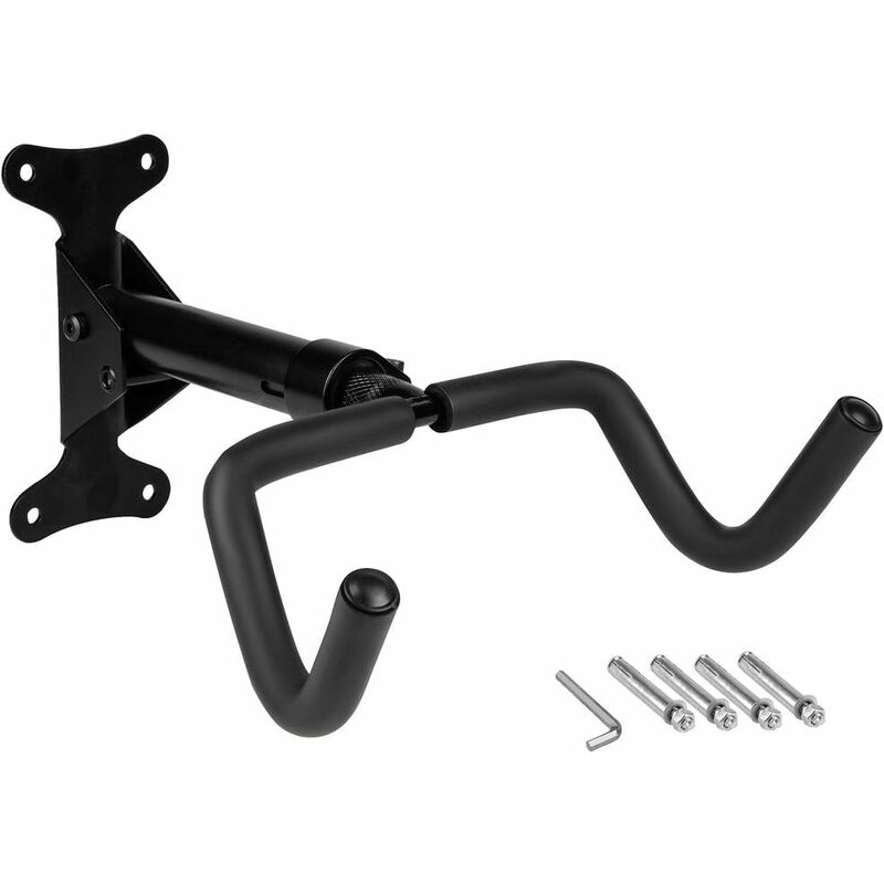 Eufab - 16422 Support mural pour vélo acier noir
