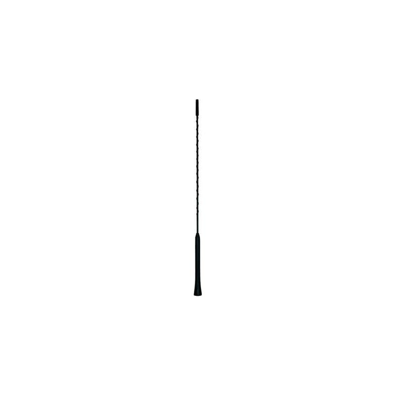 Tige d'antenne aluminium Eufab noir 21101