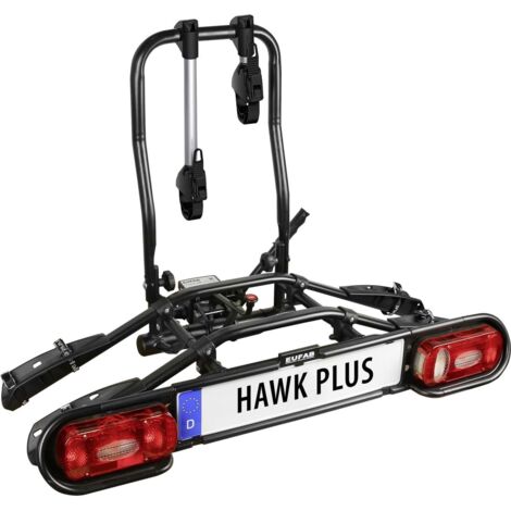 EUFAB Fahrradträger Hawk Plus für 2 Fahrräder, teilweise vormontiert