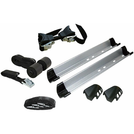 Eufab – Kit d'extension 3ème vélo pour porte-vélos Carlo Plus – Rails en aluminium – Fixation rapide – 2 ans de garantie