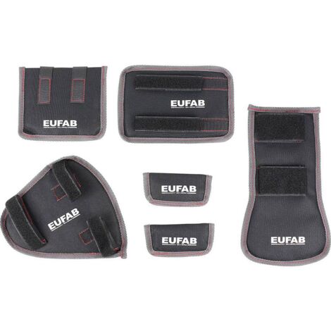 Eufab – Protection pour le transport de vélos 11242 – Housse rembourrée – Fermetures auto-agrippantes – Pour 1 vélo