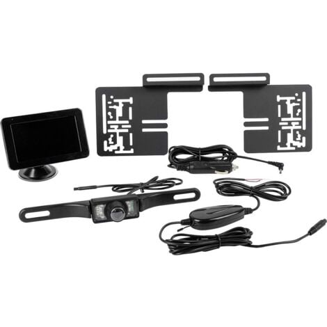 PORTA TARGA CON TELECAMERA EUROPEO AUTO/CAMPER CON 2 SENSORI DI PARCHE –  Reginashop direct