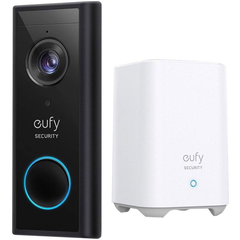 Kit Sonnette Vidéo saillie Doorbell 2K + HomeBase