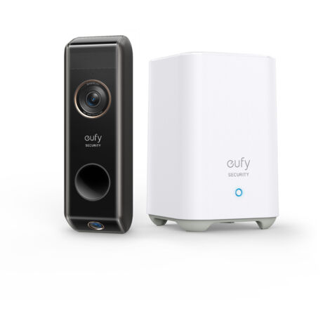 Eufy E8213 Security Video Doorbell 2 Pro con Homebase, doppio rilevamento del movimento, rilevamento dei pacchetti, 2K HD, riconoscimento famiglia,