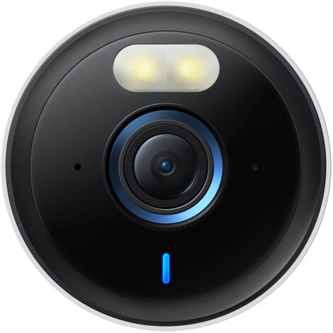 Eufy Überwachungskamera E330 Außen, 8MP, 4K, WLAN, Netzstrom weiß Überwachungskamera