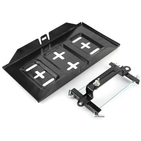 Eujgoov Kit de Serrage de Plateau de Batterie Universel AutoPart, Construction en Métal Robuste, Durée de Vie Longue, avec Conception de Machines à Sous en Retrait, pour Accessoire de (19 cm)