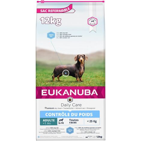 Eukanuba Adult Weight Control 1-7 Years Medium Breed - 12kg - 257660