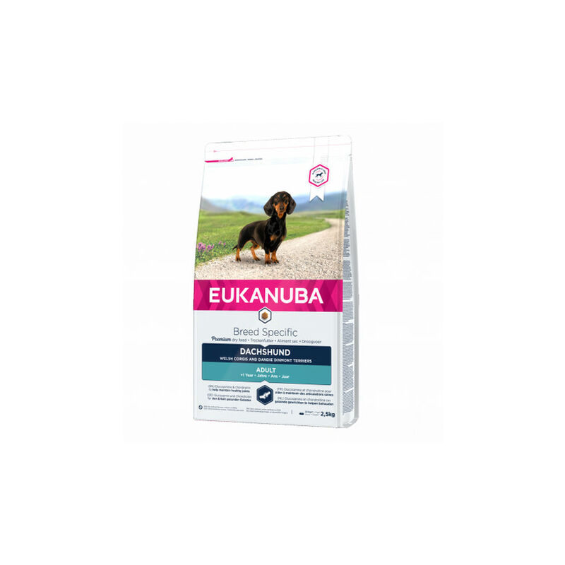 

Alimento seco para perros Teckel adultos Saco de 2,5 Kg - Eukanuba