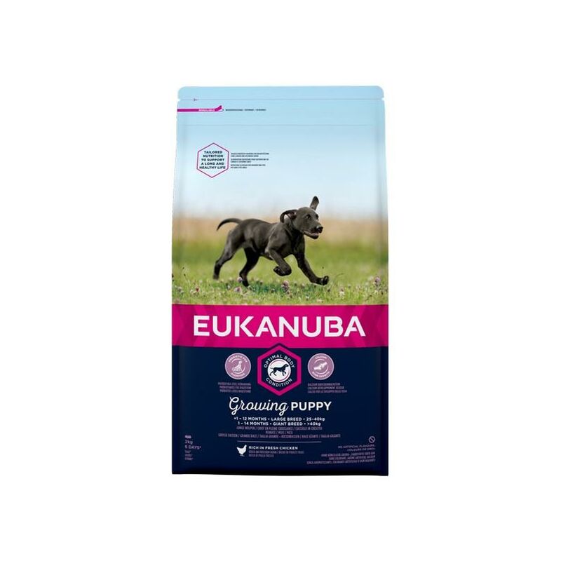Growing Puppy Large Breed Chicken 2kg x 1 (193103) - Eukanuba