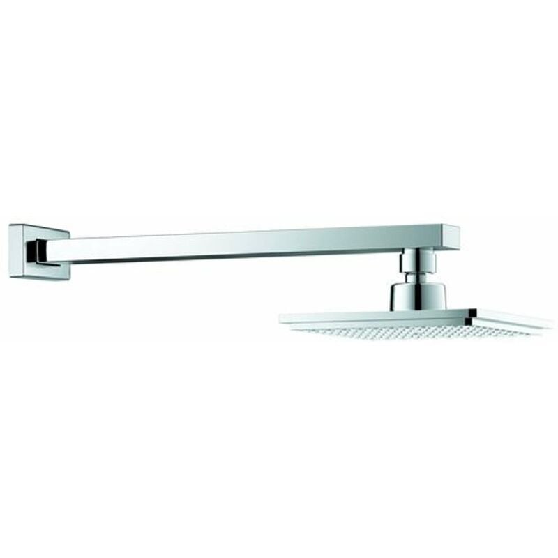 Grohe - Euphoria Cube - Douche de tête, bras de douche 29 cm, chrome 26073000