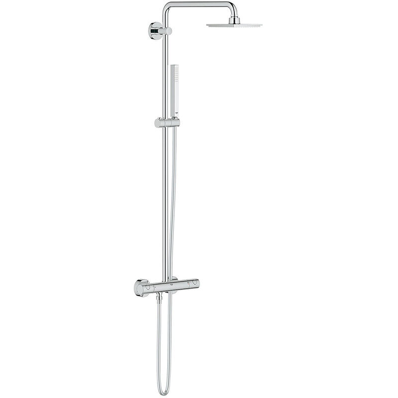Grohe - Euphoria Cube 150 Shower system with Thermostatic mixer for Wall mounting , Chrome (27932000)
